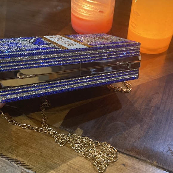 Money Rhinestone Clutch-Bag - Picture 3 of 5